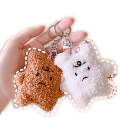 China 21131 Japanese Style Plush Toy Cute Girly Bear Schoolbag Pendant Christmas INS Key Chain for sale