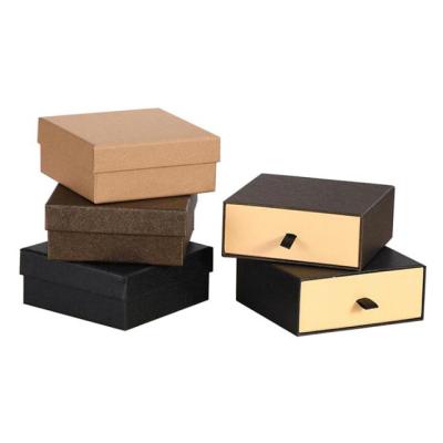 China Recyclable Exquisite Drawer Paper Belt Gift Box Box Men'S Tough Square Binding Box for sale