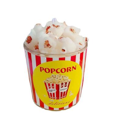 China 2191 Birthdays Creative Soy Wax Popcorn Aroma Candle Handmade Cup For Birthday Gift for sale