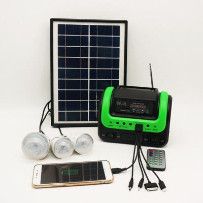 China 5W Lithium Battery Home Home Use Indoor Portable Solar System Mini Solar Powered Lamp Solar Lantern for sale