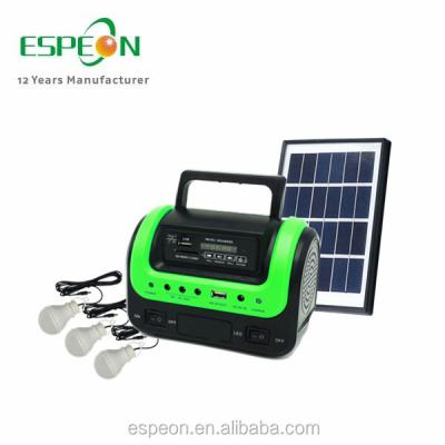 China Home Solar Indoor Solar System 5w Mini DC Solar Light Kit With 4ah Battery Solar Camping Lighting System For Africa for sale