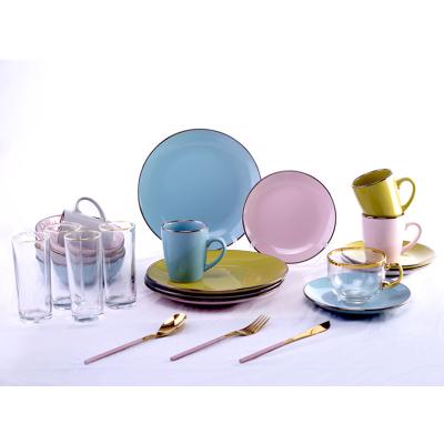 Chine May 2020 Viable New Arrival Color Luster Luxury Tableware Set à vendre