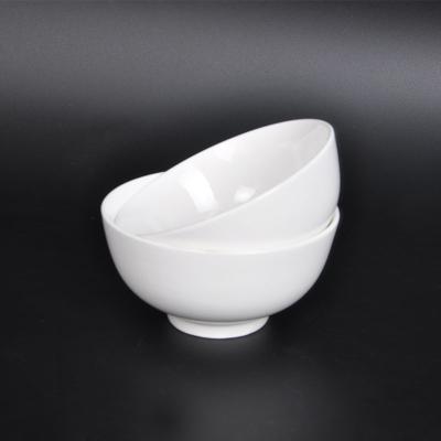 Cina Sustainable Restaurant Dishes and Roll Ceramic Soup Bowls with Spoon in vendita