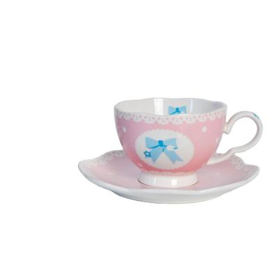 China Viable Bone China Espresso Cups Saucers Coffee Mugs Coffee Cups and Saucers Ceramic Porcelain en venta