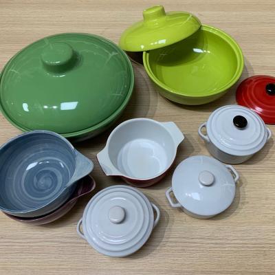 China Mini Sustainable Cooking Pot Ceramic Cooking Pot Set Cookware Set en venta