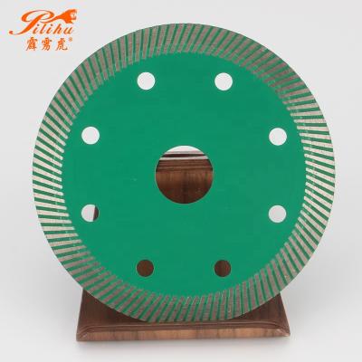 China Eco - Friendly Hot Press Cut Tile Turbo Diamond Saw Blade Disc For Porcelain for sale