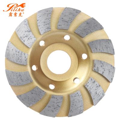 China Stone 100mm Diamond Grind Cup Wheel Plate Diamond Grinding Concrete for sale