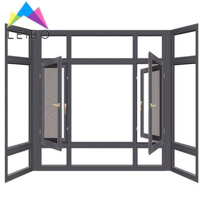 China Aluminum Profile Swing Windows And Door / Aluminum Color Windows /Wooden Window And Door Casement en venta