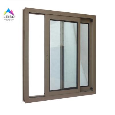 China Sliding Aluminum Doors And Window Designs Soundproof Double Glazed Aluminum Sliding Windows en venta