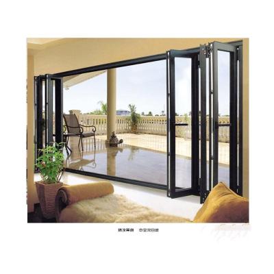 China Magnetic Door And Window Thermal Break Aluminum Sliding Screen Windows With Double Glass for sale