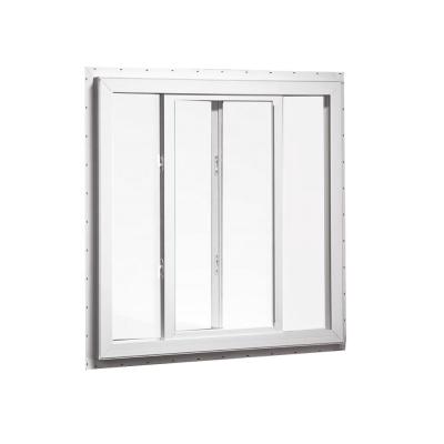 China Folding screen factory price upvc pvc vinyl insulation double glazed sliding window for sale