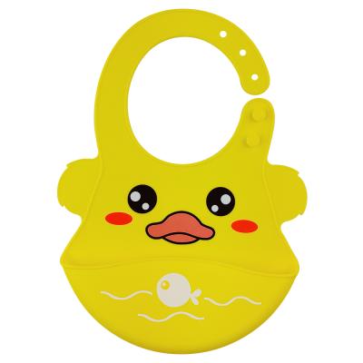 China BPA Free Funny Baby Clean Waterproof Bibs Bebe Kids Cartoon Soft Silicone for sale