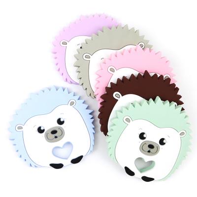 China Amazon Best Selling Toy YoFun Baby Teether BPA Free Soft Wholesale Hedgehog Teether For Baby Chew for sale