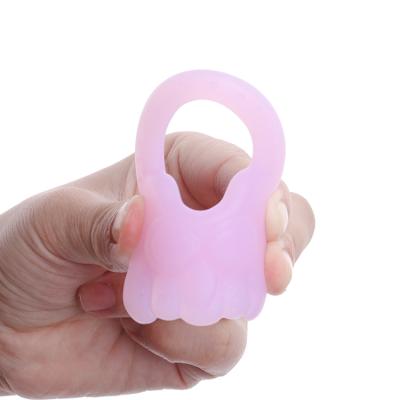 China Promotional Custom Baby Logo Teether Safe Silicone Octopus Squid Baby Teething EatingSolve Baby Training Teether For Baby Solve Teething Pain for sale