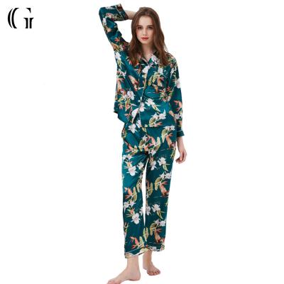 China Wholesale New QUICK DRY Ladies Customized Sleepwear 100% Silk Pajamas for sale