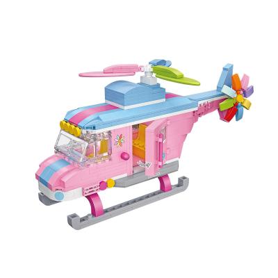 China 2020 Newest Mini Building Toy LOZ Block Helicopter DIY Intelligence Model Toys For Children for sale