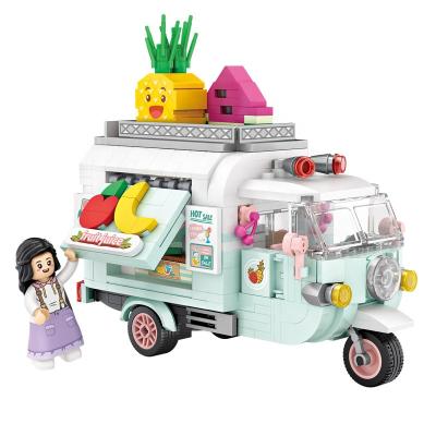 China 2020 hot selling building toy building block toys fruit car LOZ block for children for sale