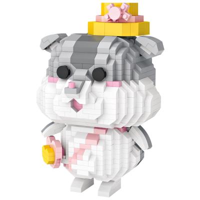 China 2020 new design building toy small christmas gift loz diamond block hamster microblock for sale