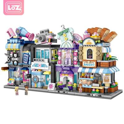 China Mini Street Store Children's Toy Brick Mini Block Model Building Blocks Building Toy LOZ City Series for sale