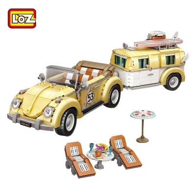 China Building Toy LOZ MINI Building Block Car Toys For Kids Station Cart 2228pcs for sale