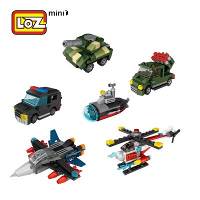 China Building block toy building toy loz mini helitanker Toy Christmas gift mini capsule submersible tank for sale