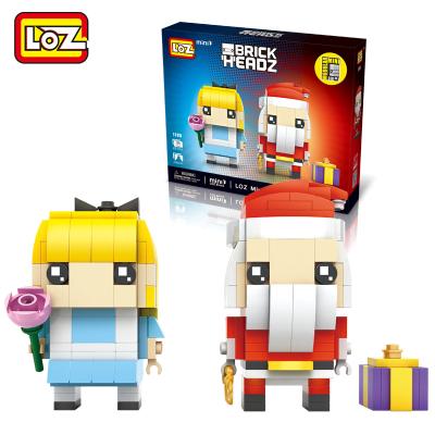 China Construction toy loz diamond blocks Santa Claus gift series intelligence toy for kids for sale