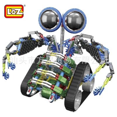 China Super Electric Toy Children's Toy LOZ Construction Toy Children's Toy Market Educational Tongs Walking Robot Blocks for sale