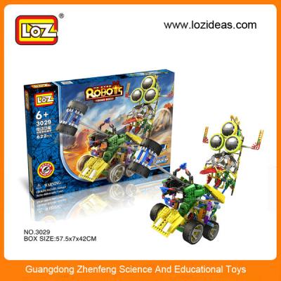 China Toy Loz Insert The Building Blocks 3 Into 1electric Robot Electric Robot Set for sale