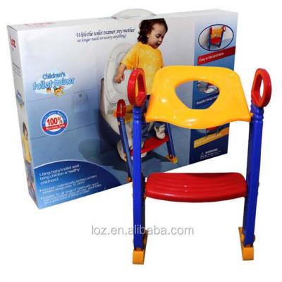 China Construction Toy LOZ Potty Training Ladder Step Toilet Seat For Baby Infant Umpire Chair for sale