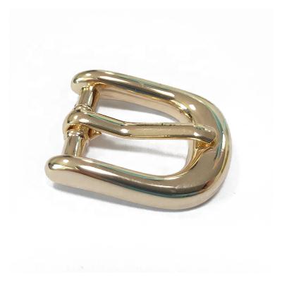 China Bags Wholesale Shiwang Garment Accessories 16mm Gold Color Metal Pin Buckle For Belt Watch Buckle for sale