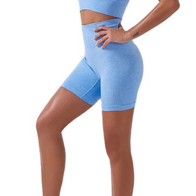 China Solid Breathable Summer Sports Shorts Women Female Workout Clothes High Waisted Yoga Shorts Women Sports Shorts Women for sale