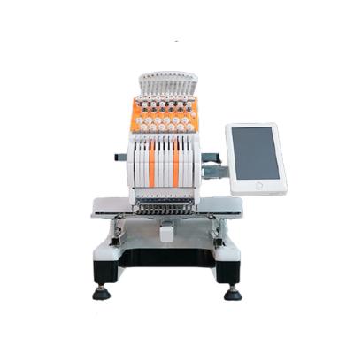 China Factory 1 Year Warranty Single Head Computer Embroidery Machines Sale Embroidery Hat High Speed ​​T-shirt Flat Embroidery Machine for sale