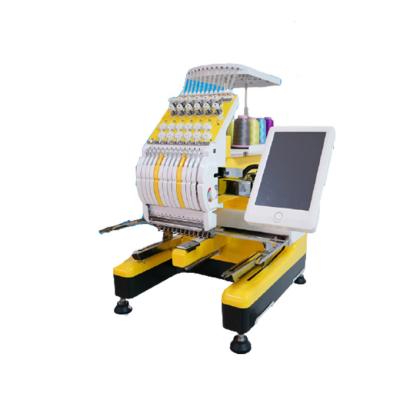 China Factory 1 Automatic Head 12 Needles Embroidery Machine Production Automated For Garments for sale