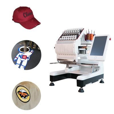 China Factory Logo Automated Machine Embroidery 1 Head for Jackets Hat and Shirt for sale