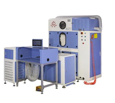 China Fully Automatic Garment Factory Feather Filling Machine Weighing Down Touch Screen Intelligent Operation Expert Installation and Training for sale