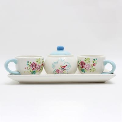 China Sustainable High Quality Hotel Porcelain Tea Cup Set And Ceramic Coffee Mug Set 3OZ for sale