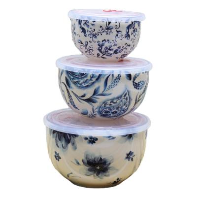 China Sustainable Life Kitchenware Quality Porcelain Soup Bowl Wholesale Rice Bowl With Lid for sale