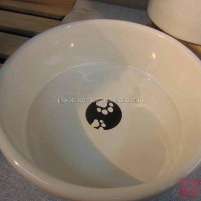 China Sustainable Factory Wholesale Ceramic Dog Bowls Pet Bowls for sale