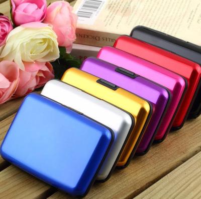 China Anti-Theft Mini Plastic Credit Card Holder Case Wallet For Men And Women for sale