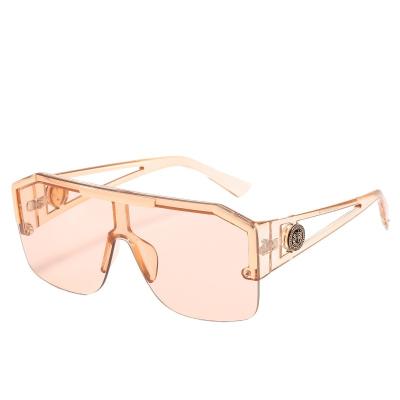 China Sunglasses 2021 New Promotional Unique Design Model Fashion Trending Sun Glass Women's Oversized Sunglasses for sale