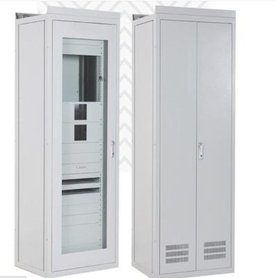 China Outdoor telecom cabinet waterproof IP 65 47 U metal cabinet outdoor telecom/ equipment enclosure for sale