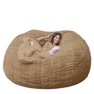 China Adjustable (height) in the three-chamber double tatami fabric balcony sofa sponge bean bag lazy bed on the couch for sale