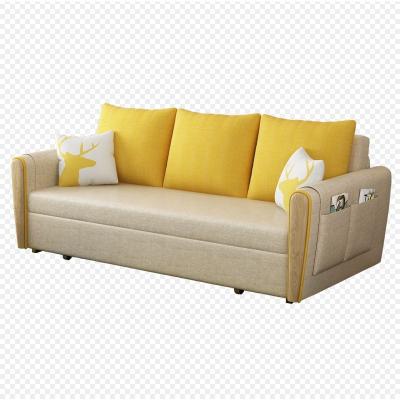 China (Size) Nordic Style Living Room Adjustable 3 Seat Single Foldable Multifunctional Sofa Bed Customized Sofa for sale