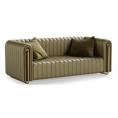 China Nordic light modern luxury art sofa ornate American singles and three people a small family customize web celebrity living room sofa for sale