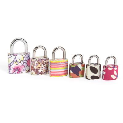 China Good Sale Outdoor Anti-theft Lock Fine Workmanship Printing Lock Iron Padlock for sale