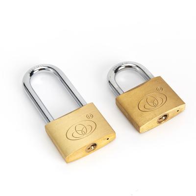 China NeSupport sample solid color outdoor direct sales direct wholesale sand polished copper lock for sale