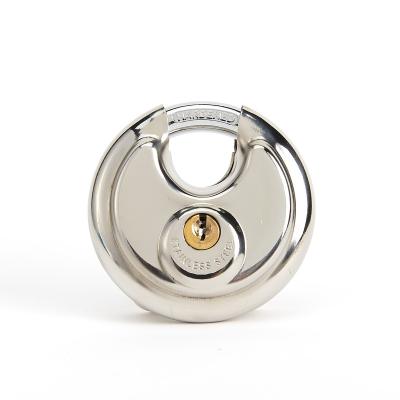 China Outdoor Stainless Steel Round Cake Design Special Security Padlock Eco - Friendly Fine Workmanship Lock for sale