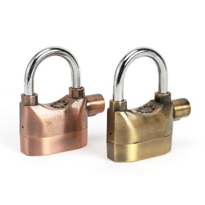 China Solid Color Outdoor Custom Modern Wholesale Alarm Fine Workmanship Security Padlock for sale