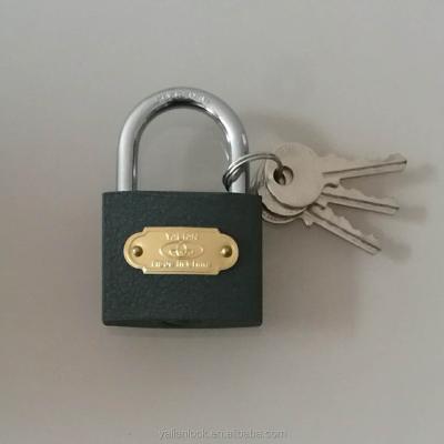 China Commercial Factory Price Pujiang Yalian Gray Iron Padlock Cheap for sale