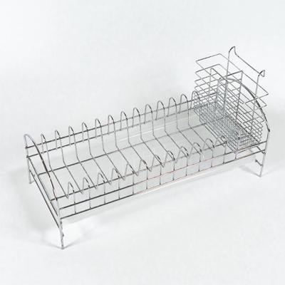 China China Factory Sustainable Multifunctional Stainless Steel Kitchenware Storage Stand Draining Dish Rack for sale